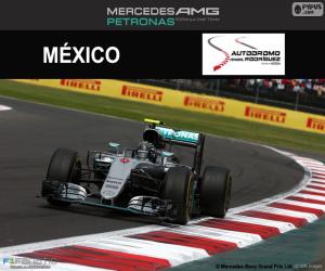 yapboz Nico Rosberg, 2016 Meksika Grand Prix
